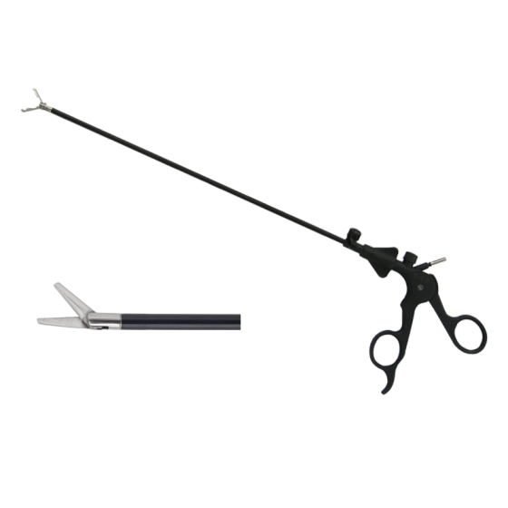 Laparoscopic surgical instrument scissors (straight cut) single motion 5MMX330MM